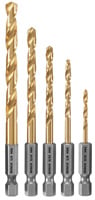Bosch RBTI5IM 5 件套 Impact Tough TiN 涂层钻头组