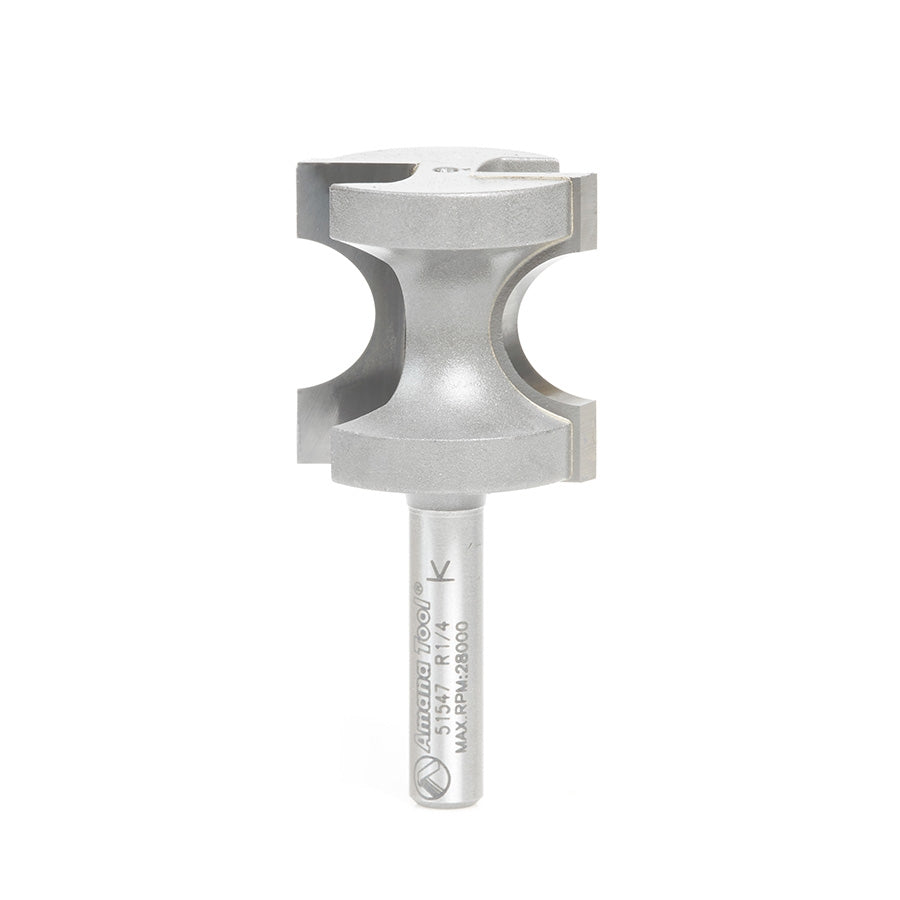 Amana Tool 51547 1/4 英寸半径牛鼻铣刀 1/4 英寸柄