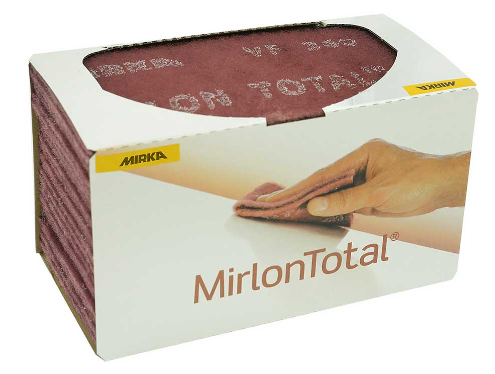 Mirka Mirlon Total 4-1/2 x 9 in. 360G 超细打磨垫 (酒红色) 3 片装 18-118-447RP