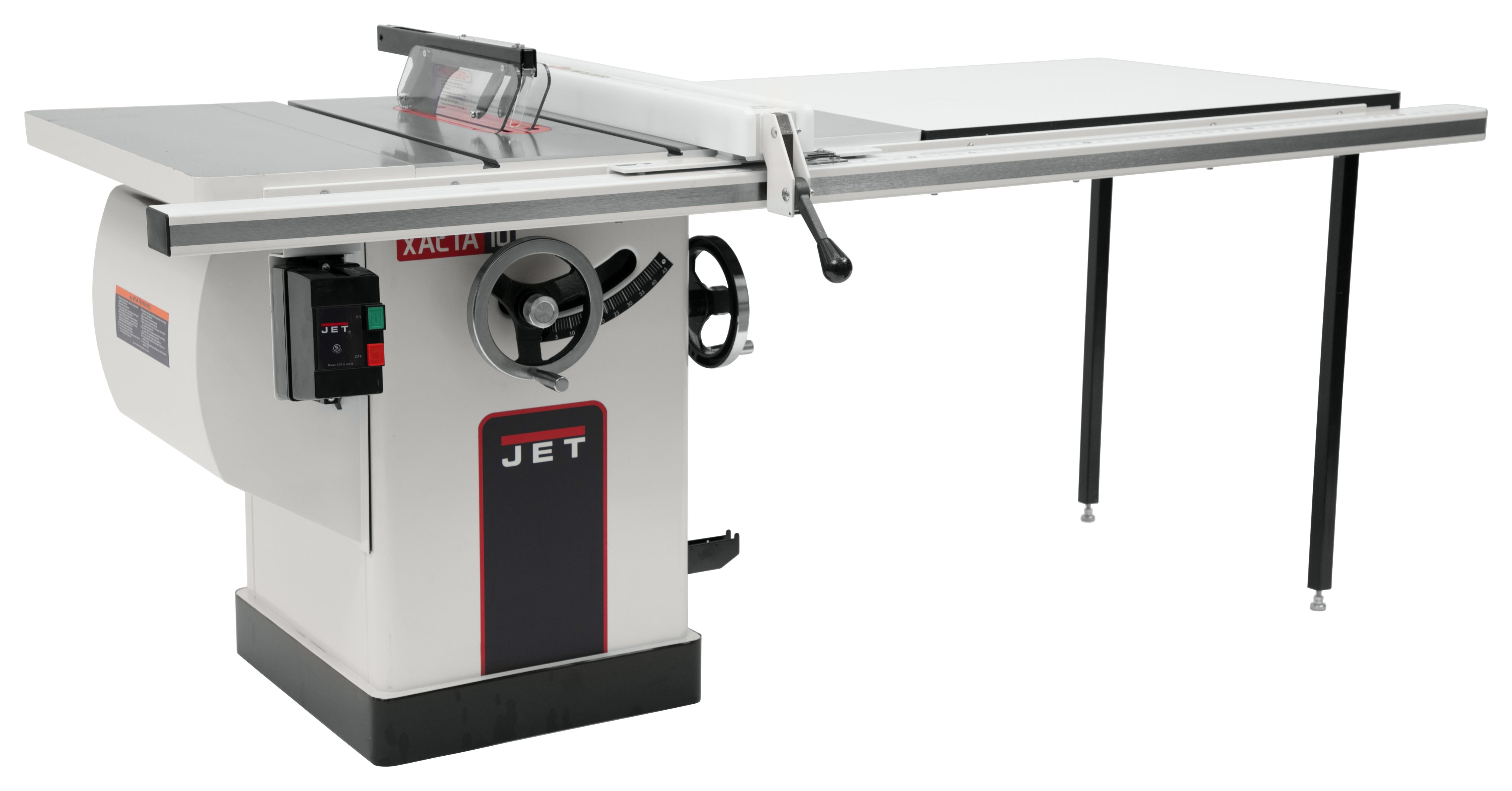 Jet JT708675PK Deluxe XACTA® 台锯 3HP 单相 230V 配 50 英寸围栏系统