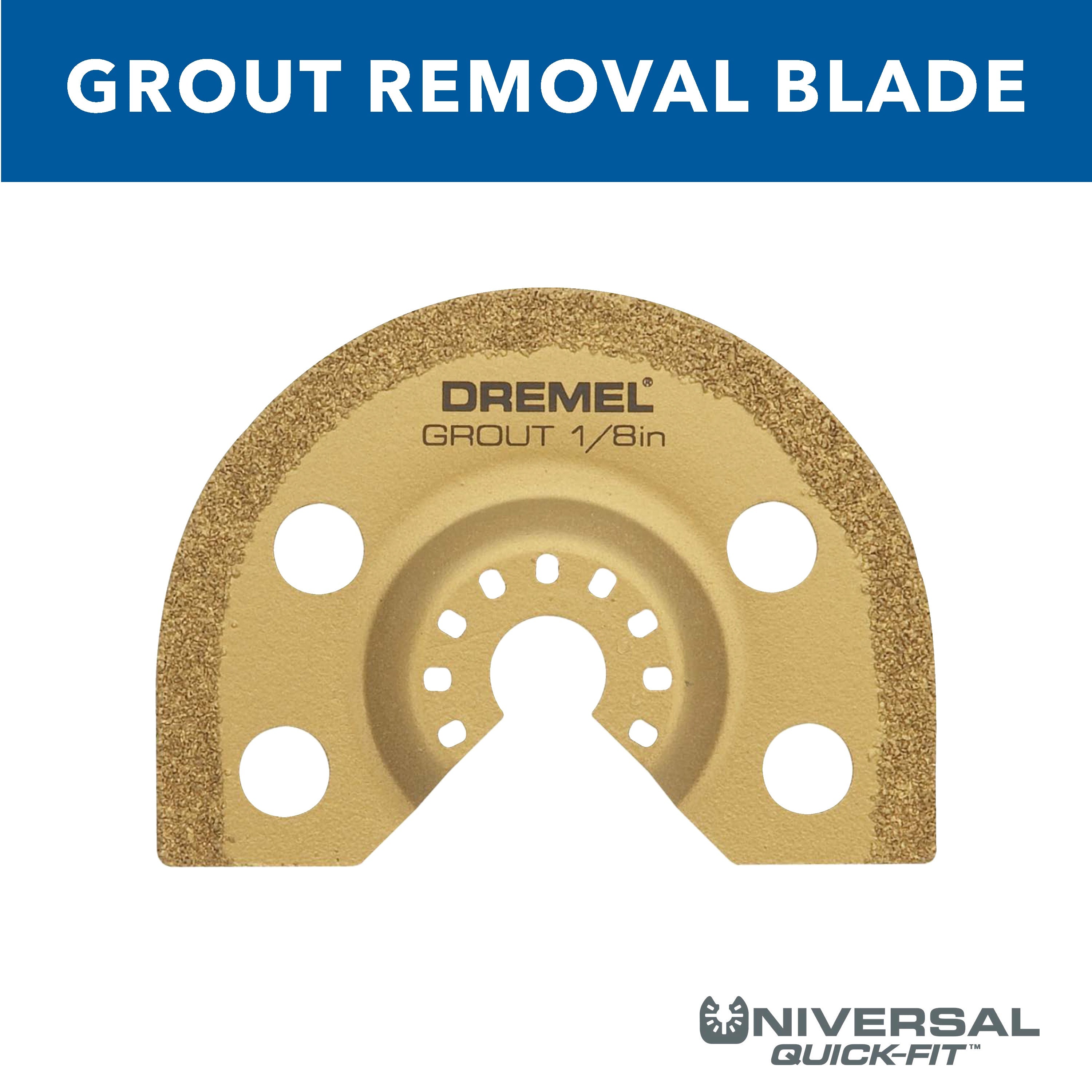 Dremel DRMM500 1/8 英寸碳化物填缝去除振荡锯片