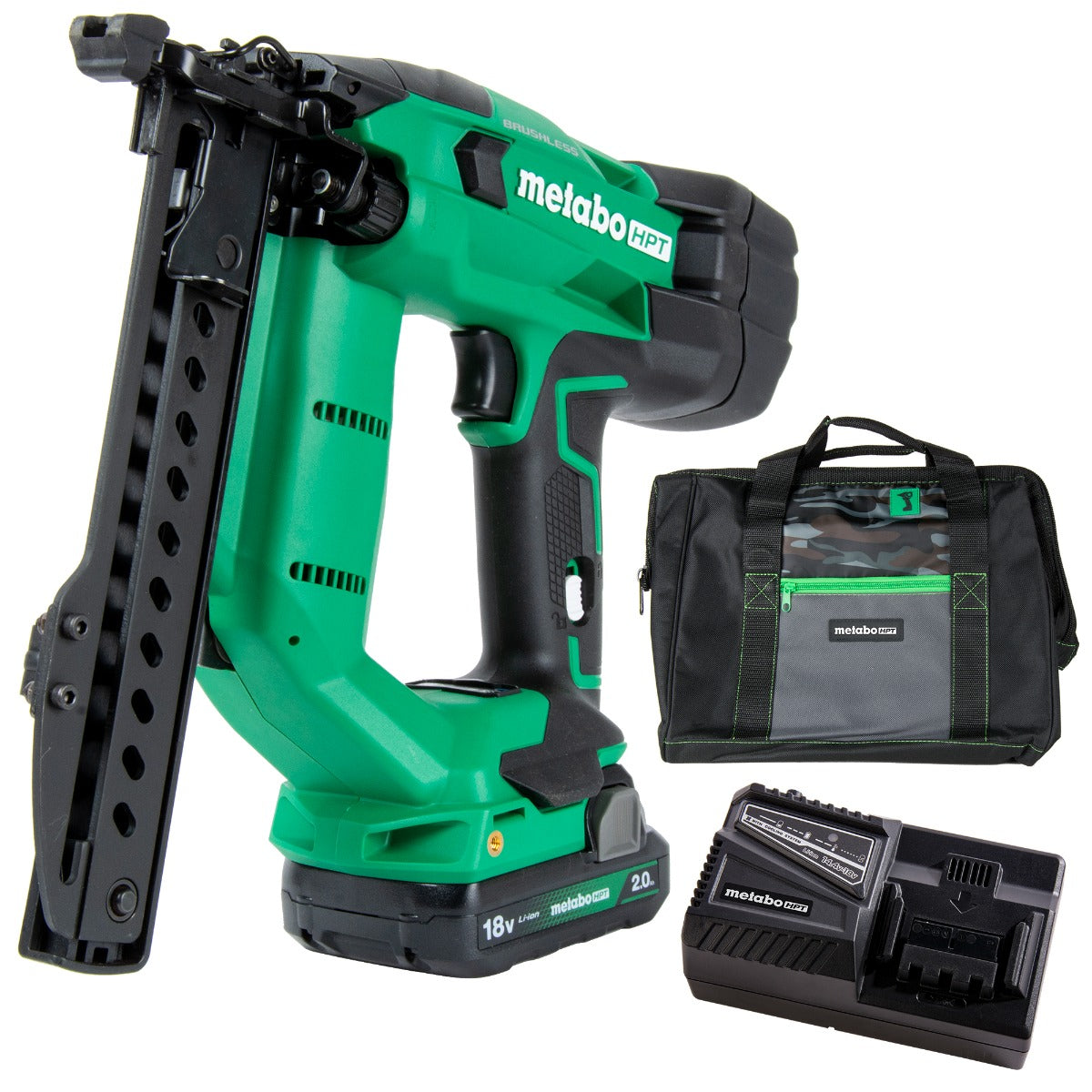 Metabo N1804DAM 18V 无刷窄冠钉枪套装